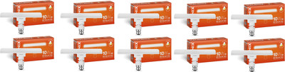 HALONIX 10 W Basic T-Bulb B22 LED Bulb(White, Pack of 10)