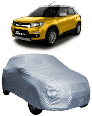 MSR STORE Car Cover For Maruti Suzuki Vitara Brezza (Without Mirror Pockets)(Silver)