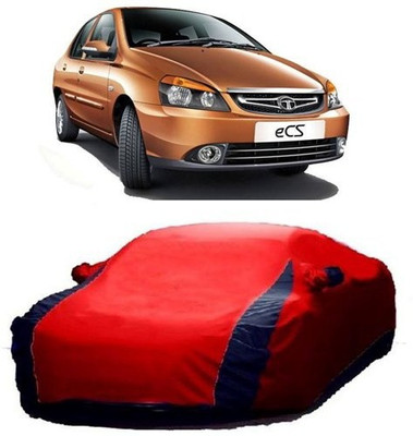 AAMANG Car Cover For Tata Indigo CS (With Mirror Pockets)(Red)