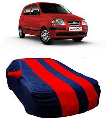 AASDEE Car Cover For Hyundai Santro Xing (With Mirror Pockets)(Red)