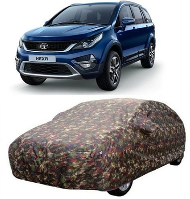 MSR STORE Car Cover For Tata Hexa (With Mirror Pockets)(Multicolor)