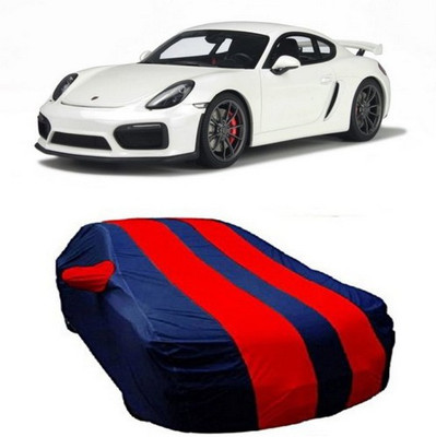 SnehaSales Car Cover For Porsche Cayman (With Mirror Pockets)(Red)