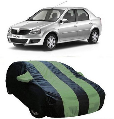 AASDEE Car Cover For Mahindra Logan Edge (With Mirror Pockets)(Green)