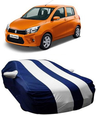 MSR STORE Car Cover For Maruti Suzuki Celerio (With Mirror Pockets)(White)