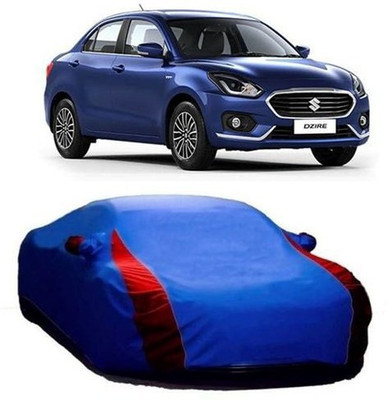 HDSERVICES Car Cover For Maruti Suzuki Swift Dzire (With Mirror Pockets)(Blue)