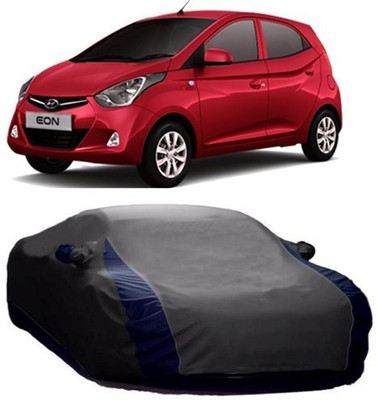 AAMANG Car Cover For Hyundai Eon (With Mirror Pockets)(Grey)