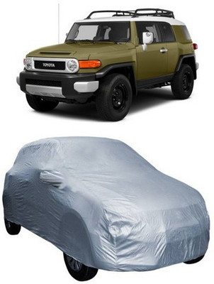 AAMANG Car Cover For Toyota Cruiser (With Mirror Pockets)(Silver)