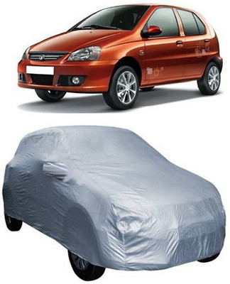 AASDEE Car Cover For Tata Indica V2 (With Mirror Pockets)(Silver)