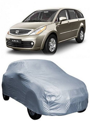 MSR STORE Car Cover For Tata Aria (Without Mirror Pockets)(Silver)