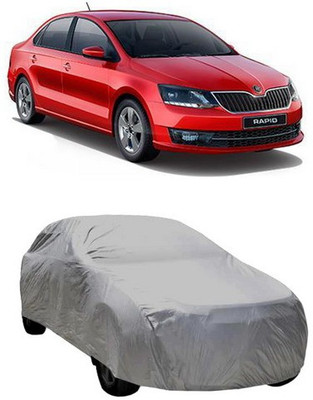 CLASS ONE Car Cover For Skoda Rapid (Without Mirror Pockets)(Grey)
