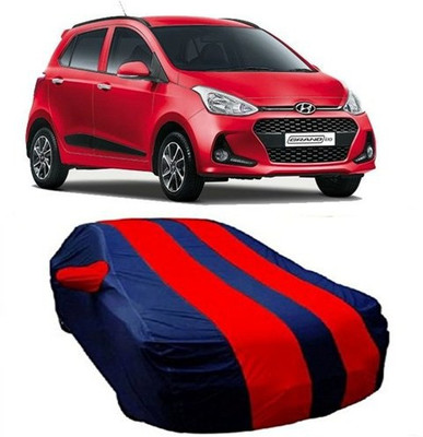 MSR STORE Car Cover For Hyundai Grand i10 (With Mirror Pockets)(Red)