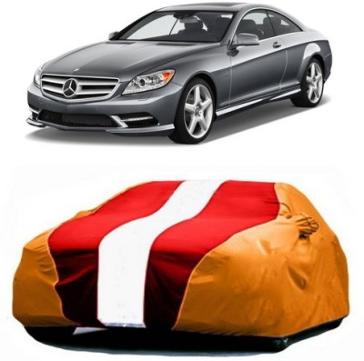 MSR STORE Car Cover For Mercedes Benz CL-Class (With Mirror Pockets)(Red, Orange)