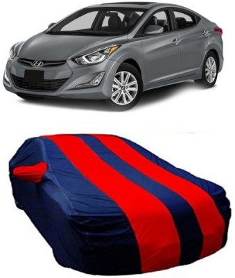 SnehaSales Car Cover For Hyundai Elantra (With Mirror Pockets)(Red)