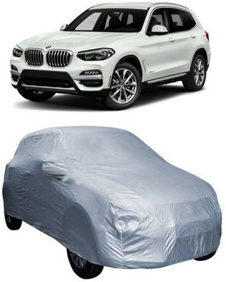 HDSERVICES Car Cover For BMW X3 (With Mirror Pockets)(Silver)