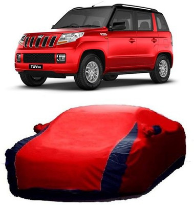 AAMANG Car Cover For Mahindra TUV300 (With Mirror Pockets)(Red)