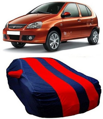 TheProtect Car Cover For Tata Indica V2 (With Mirror Pockets)(Red)