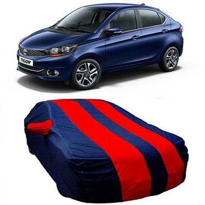 XGuard Car Cover For Tata Tigor (With Mirror Pockets)(Red)