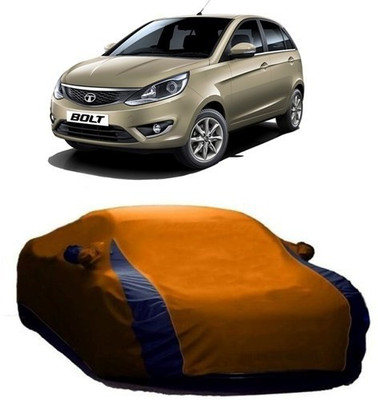 AAMANG Car Cover For Tata Bolt (With Mirror Pockets)(Orange)