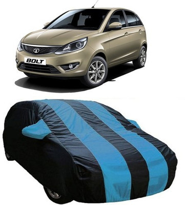 VIRMANG Car Cover For Tata Bolt (With Mirror Pockets)(Blue)
