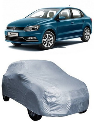 CLASS ONE Car Cover For Volkswagen Ameo (Without Mirror Pockets)(Silver)