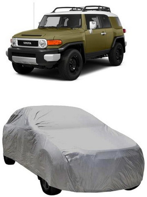 HDSERVICES Car Cover For Toyota Cruiser (Without Mirror Pockets)(Grey)