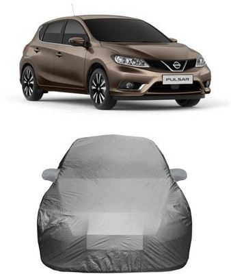 MSR STORE Car Cover For Nissan Pulsar (With Mirror Pockets)(Grey)