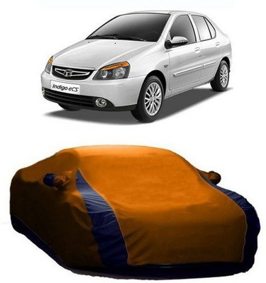 AAMANG Car Cover For Tata Indigo eCS (With Mirror Pockets)(Orange)