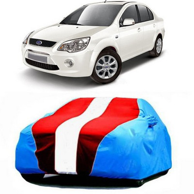 XGuard Car Cover For Ford Fiesta Classic (With Mirror Pockets)(Blue, Red)