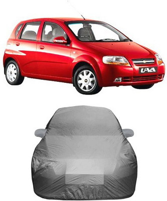 PREMIUM Car Cover For Chevrolet Aveo U-VA (With Mirror Pockets)(Grey)