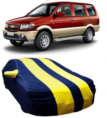 HDSERVICES Car Cover For Chevrolet Tavera (With Mirror Pockets)(Yellow)