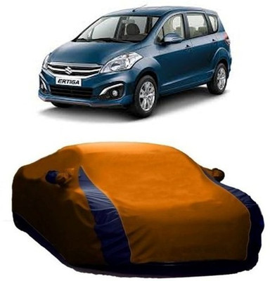 HDSERVICES Car Cover For Maruti Suzuki Ertiga (With Mirror Pockets)(Orange)