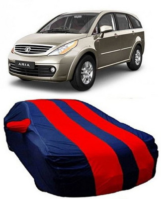 HDSERVICES Car Cover For Tata Aria (With Mirror Pockets)(Red)