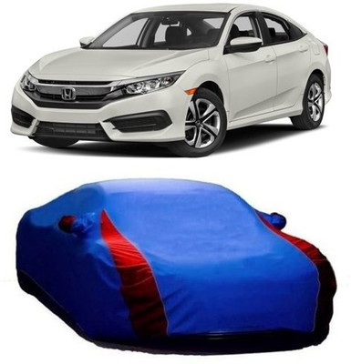 AAMANG Car Cover For Honda Civic (With Mirror Pockets)(Blue)