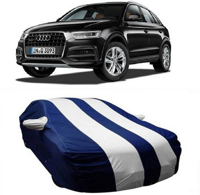 AAMANG Car Cover For Audi Q3 (With Mirror Pockets)(White)