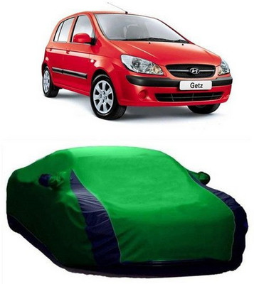 HDSERVICES Car Cover For Hyundai Getz Prime (With Mirror Pockets)(Green)