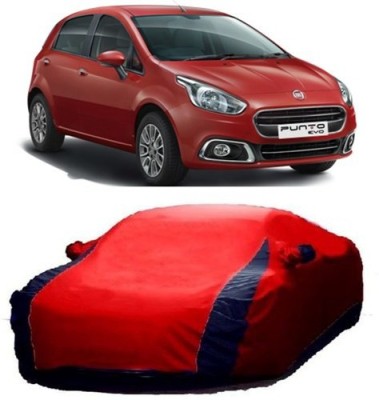 CLASS ONE Car Cover For Fiat Punto (With Mirror Pockets)(Red)