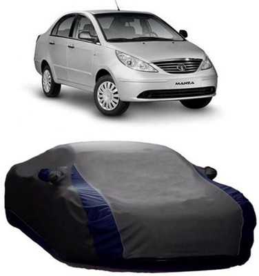 HDSERVICES Car Cover For Tata Manza (With Mirror Pockets)(Grey)