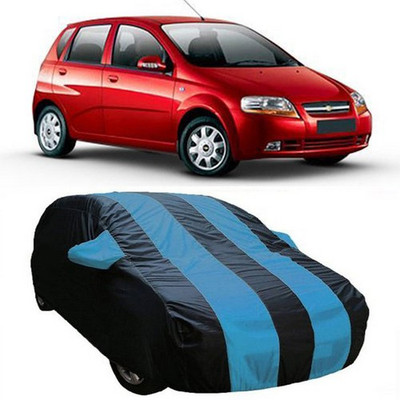 HDSERVICES Car Cover For Chevrolet UVA (With Mirror Pockets)(Blue)