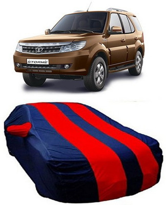HDSERVICES Car Cover For Tata Safari Storme (With Mirror Pockets)(Red)