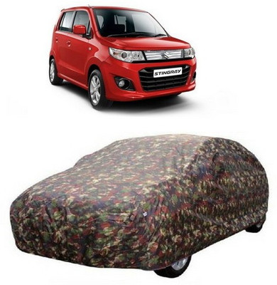 VIRMANG Car Cover For Maruti Suzuki WagonR Stingray (Without Mirror Pockets)(Multicolor)