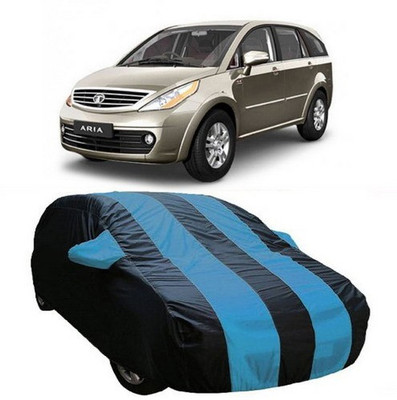 VIRMANG Car Cover For Tata Aria (With Mirror Pockets)(Blue)