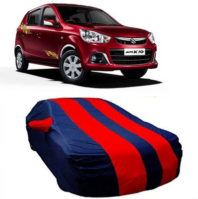 AASDEE Car Cover For Maruti Suzuki Alto K10 (With Mirror Pockets)(Red)