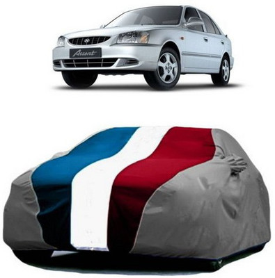 CLASS ONE Car Cover For Hyundai Accent Viva (With Mirror Pockets)(Red, Blue, Grey)