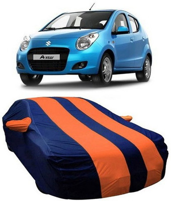 MSR STORE Car Cover For Maruti Suzuki A-Star (With Mirror Pockets)(Orange)