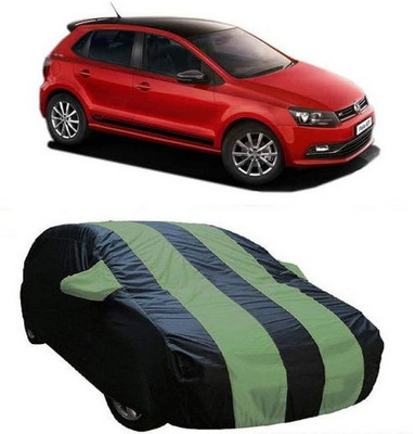 HDSERVICES Car Cover For Volkswagen Polo GT (With Mirror Pockets)(Green)