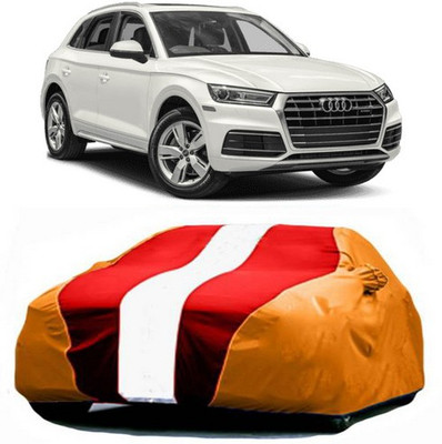 AAMANG Car Cover For Audi SQ5 (With Mirror Pockets)(Red, Orange)