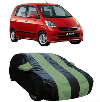 XGuard Car Cover For Maruti Suzuki Zen Estilo (With Mirror Pockets)(Green)