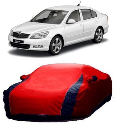 AAMANG Car Cover For Skoda Laura (With Mirror Pockets)(Red)