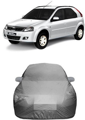 VIRMANG Car Cover For Mahindra Verito (With Mirror Pockets)(Grey)
