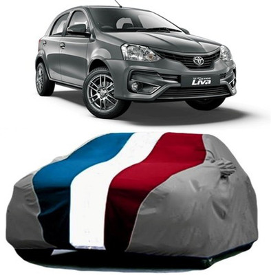 AASDEE Car Cover For Toyota Etios Liva (With Mirror Pockets)(Red, Blue, Grey)